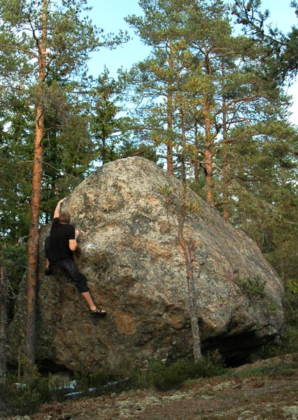 Markus vidgar sina vyer. Foto: Christofer Björklund