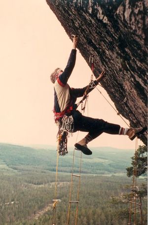 Kent Andersson på Överheten (A2), Bodberget, 1982. Foto: Per Callebergs arkiv